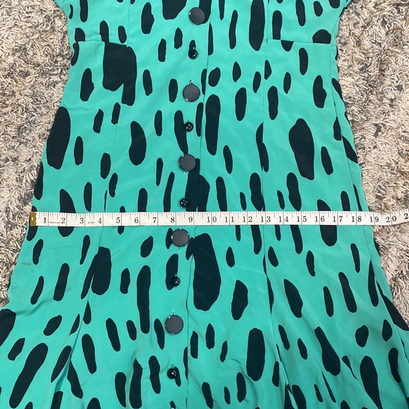 Vintage PlazaSouth 100% polyester made in USA printed dress size 8 - Picture 10 of 15